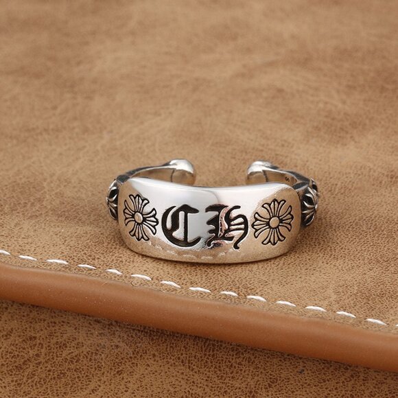 Chrome Hearts Letter Sterling Silver 925 Ring - Picture 1 of 3
